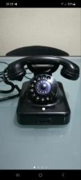 Teléfono vintage, baquelita año 1954 Siemens W38